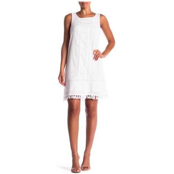 NWT Sanctuary Alicia Boheme Eyelet White Dress - Picture 1 of 5